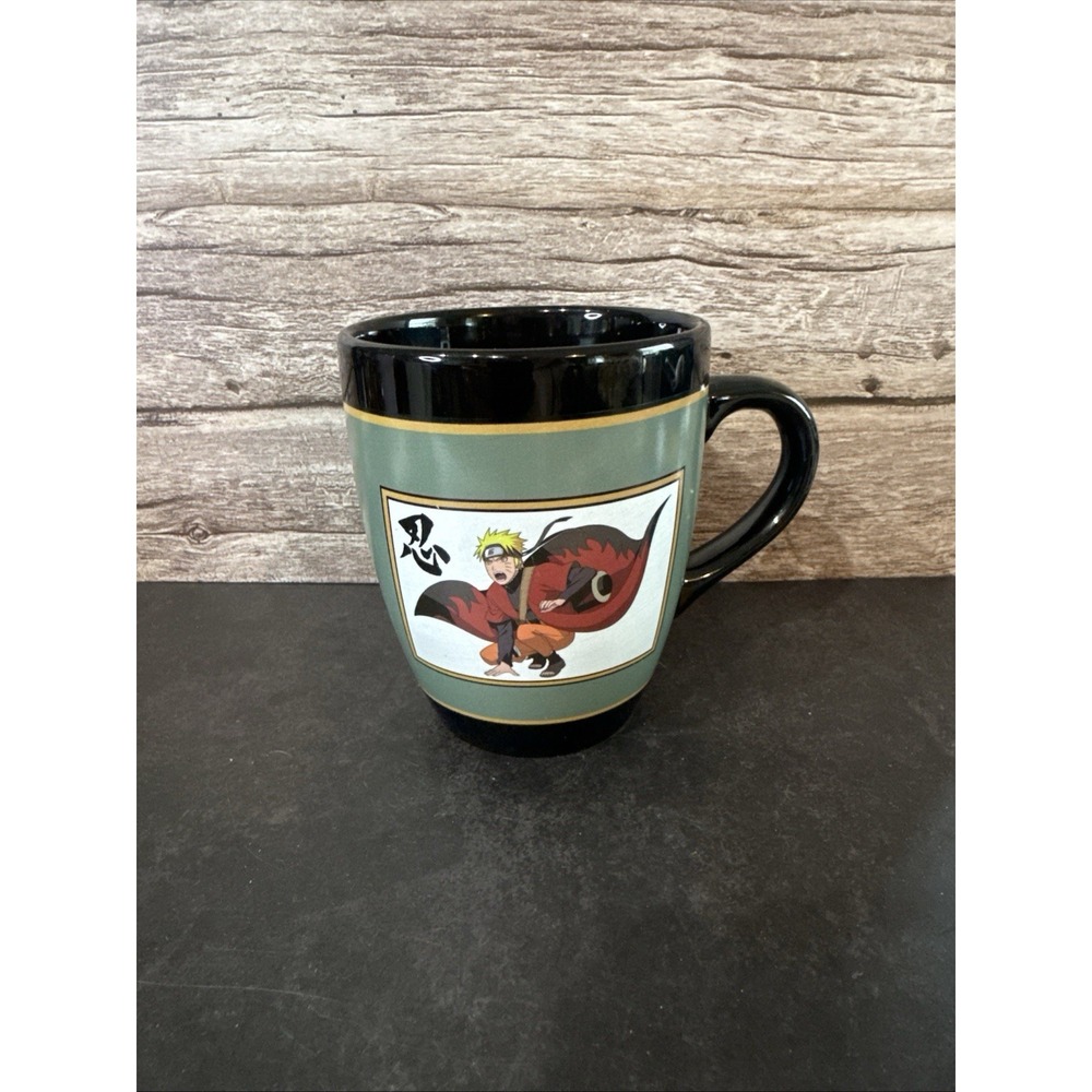 Naruto Shippuden Coffee Mug Anime Graphic Ceramic Black Heat Changing